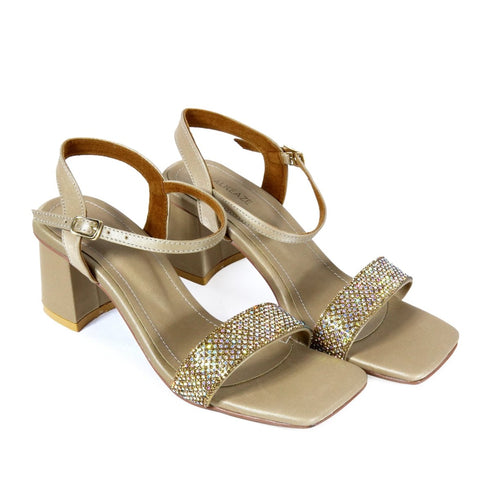 Women Formal Block Heel - 75035S - Block Heel - Walkeaze